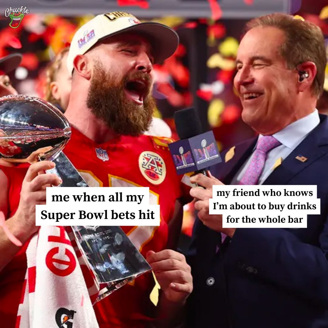 RumChuckle's tweet photo. I just hope both teams had fun 😌✨

#chuckle #SuperBowlLVIII #taylorswift #traviskelce #usher https://t.co/bHXAv4FXWm
