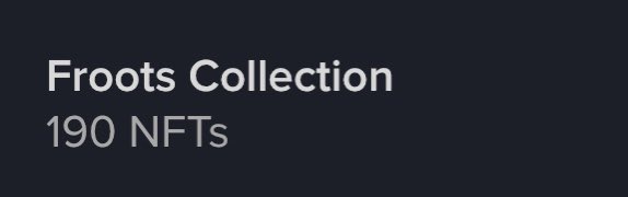 It’s getting closer and you can’t do anything about it… 

This is why I’ve been adding and stacking <a href="/frootsnft/">FROOTS 🧃</a> since the launch 🧃