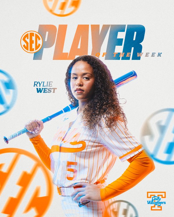 Vol_Softball's tweet photo. Ladies and gentlemen,

Your SEC Player of the Week - Rylie West!

📰 | https://t.co/Qj4sqzOI5P https://t.co/49YSn1uMZ7