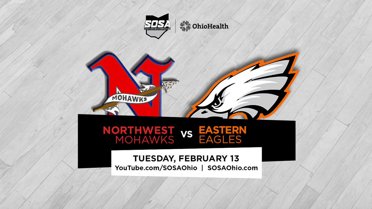 BOYS 🏀 LIVESTREAM 🚨: Join us Tuesday evening from McDermott as Northwest hosts <a href="/EPEaglesSports/">Eastern (Pike) Athletics</a> in an SOC matchup.

<a href="/carsonfrancis22/">Carson Francis</a> and <a href="/JBruceSVC/">John Bruce</a> will have the live call and we'll post the stream link around 7:15 p.m. You can also watch at SOSAOhio.com.
