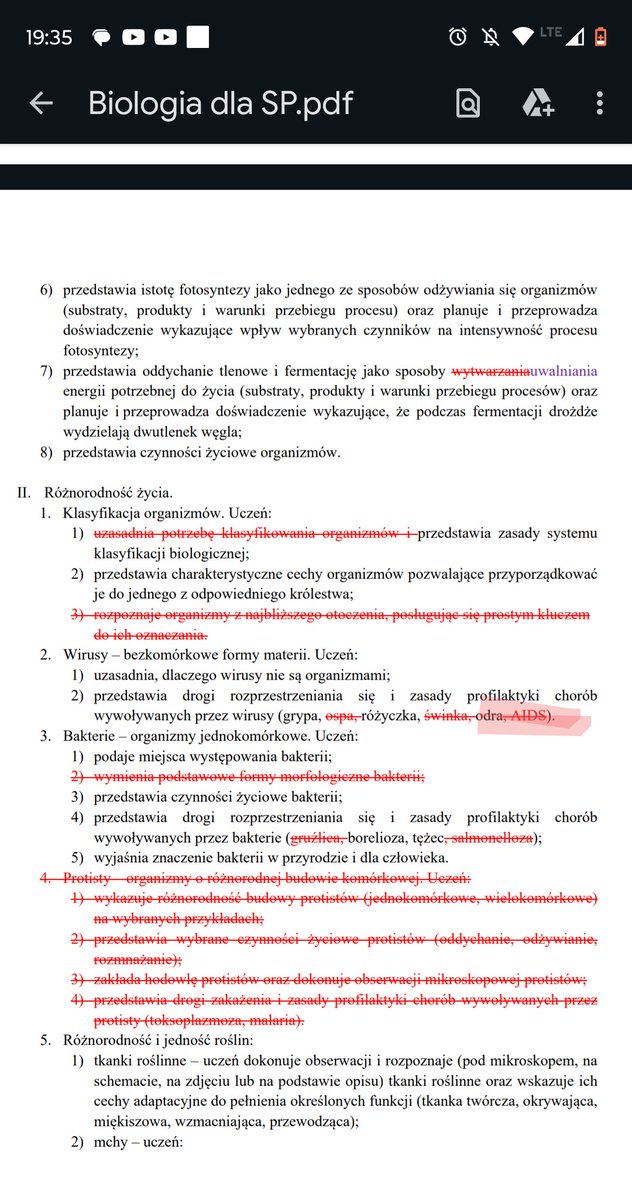 Macierzanka1's tweet image. Usuwacie z #podstawaprogramowa wiedzę o AIDS, sposobach zakażeń i informacji o śmiertelności, jednocześnie argumentując, że pozostawiono choroby o największym znaczeniu klinicznym ze względu na dużą ich częstość lub duże znaczenie zasad PRZESTRZEGANIA ICH PROFILAKTYKI
@MEN_GOVPL