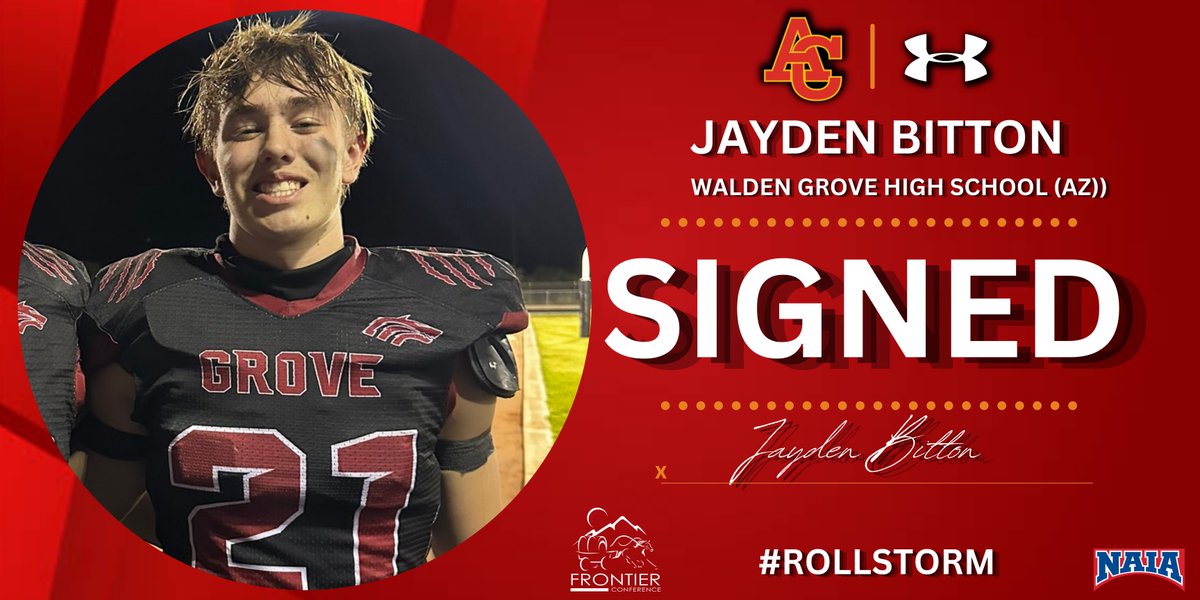 ACU Football 🔥 (@firestormfb) on Twitter photo Firestorm Fans! Please welcome from Sahuarita, AZ Linebacker <a href="/JaydenBitton24/">Jayden Bitton</a> to our 2024 Signing Class <a href="/FB_RedWolves/">Walden Grove High School Football</a> <a href="/CoachNobleWGHS/">Coach Noble</a> Firestorm Fans! Please welcome from Sahuarita, AZ Linebacker <a href="/JaydenBitton24/">Jayden Bitton</a> to our 2024 Signing Class <a href="/FB_RedWolves/">Walden Grove High School Football</a> <a href="/CoachNobleWGHS/">Coach Noble</a>