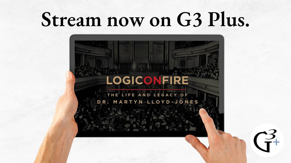 G3Conference's tweet photo. The content on the G3 Plus app is ever growing! Now you can stream "Logic on Fire: The Life and Legacy of Dr. Martyn Lloyd-Jones" from @mediagratiae with your subscription to G3 Plus.
#martynlloydjones #logiconfire #g3plus
Check it out and subscribe: https://t.co/FP89AZAZwg https://t.co/PCHP7Ucd3f