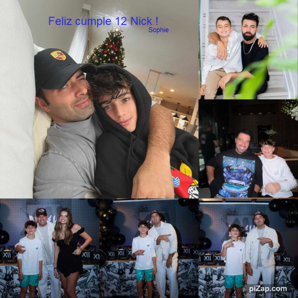 Buenos dias <a href="/jencarlosmusic/">Jencarlos</a> ! Que tengas un Dia maravilloso a celebrar los 12 años de tu hermoso hijo Nickolas 🎂🎁🎉🎉🎉 ! Abrazos y besos desde Francia a los dos.