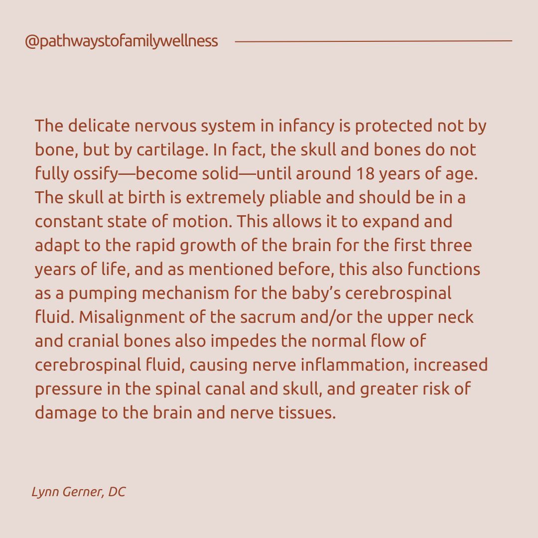 PathwaysMag's tweet photo. “The pressure caused by the contracting uterine muscles actually stimulates the normal flow of cerebrospinal fluid in the infant’s spinal column. Of course, this process is absent in the event of a C-section, resulting in a decreased or stagnant flow.”⁣
⁣https://t.co/hwqyRamvkm https://t.co/Si7So6LLGP