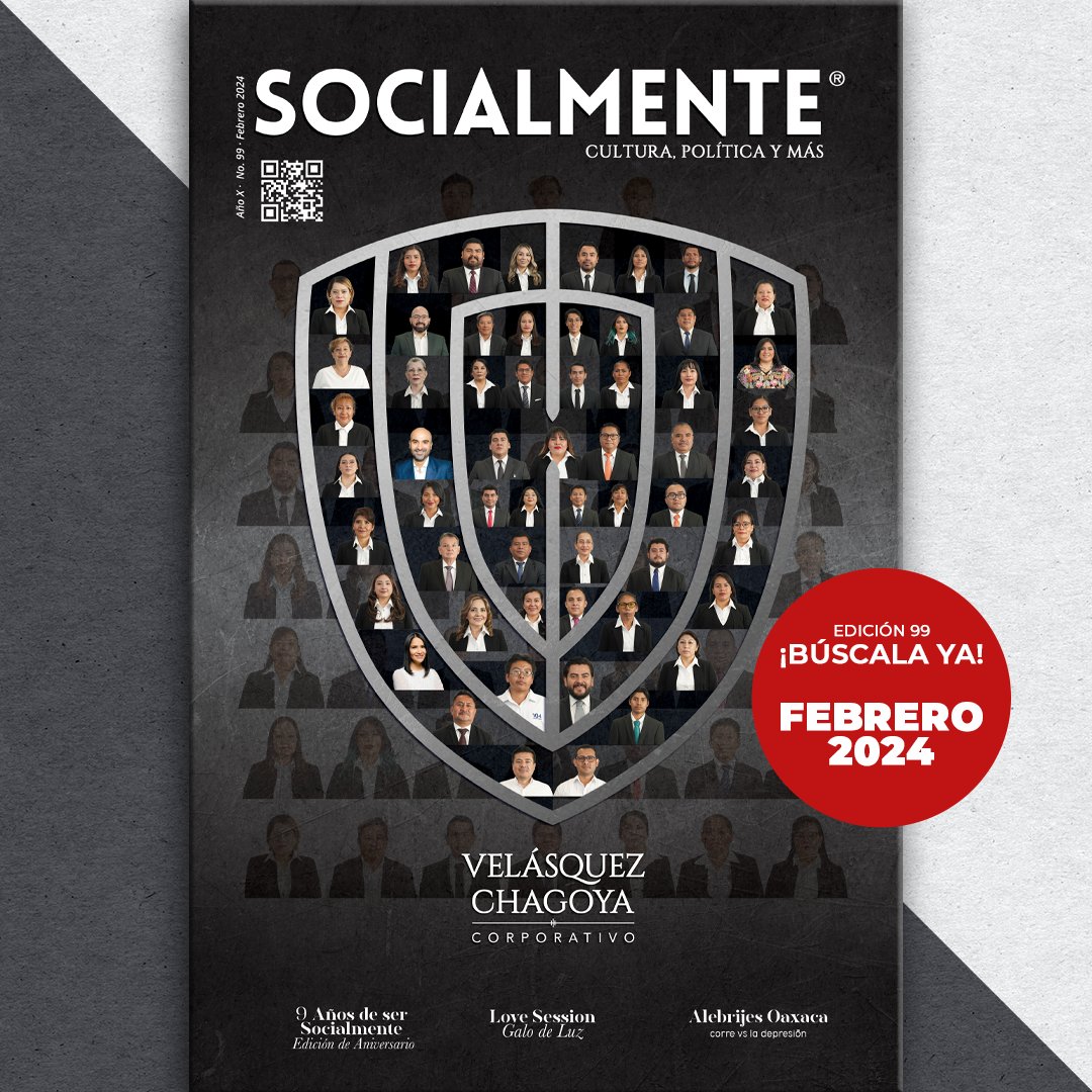 socialmenteoax's tweet photo. #EnPortada En esta edición de aniversario, dedicamos nuestro espacio a destacar la labor del Corporativo Velásquez Chagoya. 

#SéSocialmente #RevistaSocialmente #CulturaPolitícayMás #Edición99 https://t.co/WEWSGnUBhh