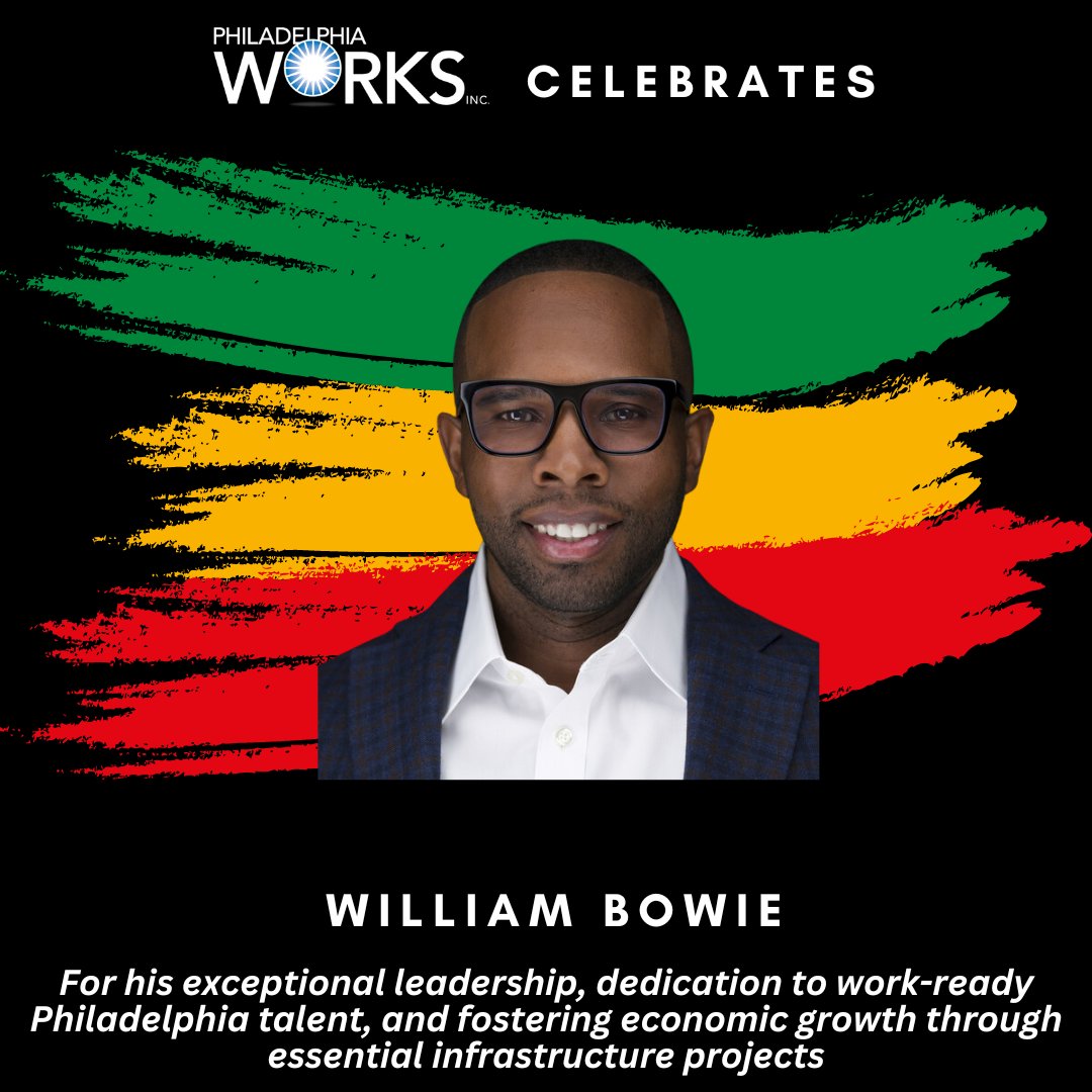 In Part 2 of our Black History Month Workforce hero series, we recognize, @philaworks board member and President &amp; CEO of Empower Construction, William Bowie. We thank William for his continued service, and dedication to adequately arm Philadelphia's talent for the future.