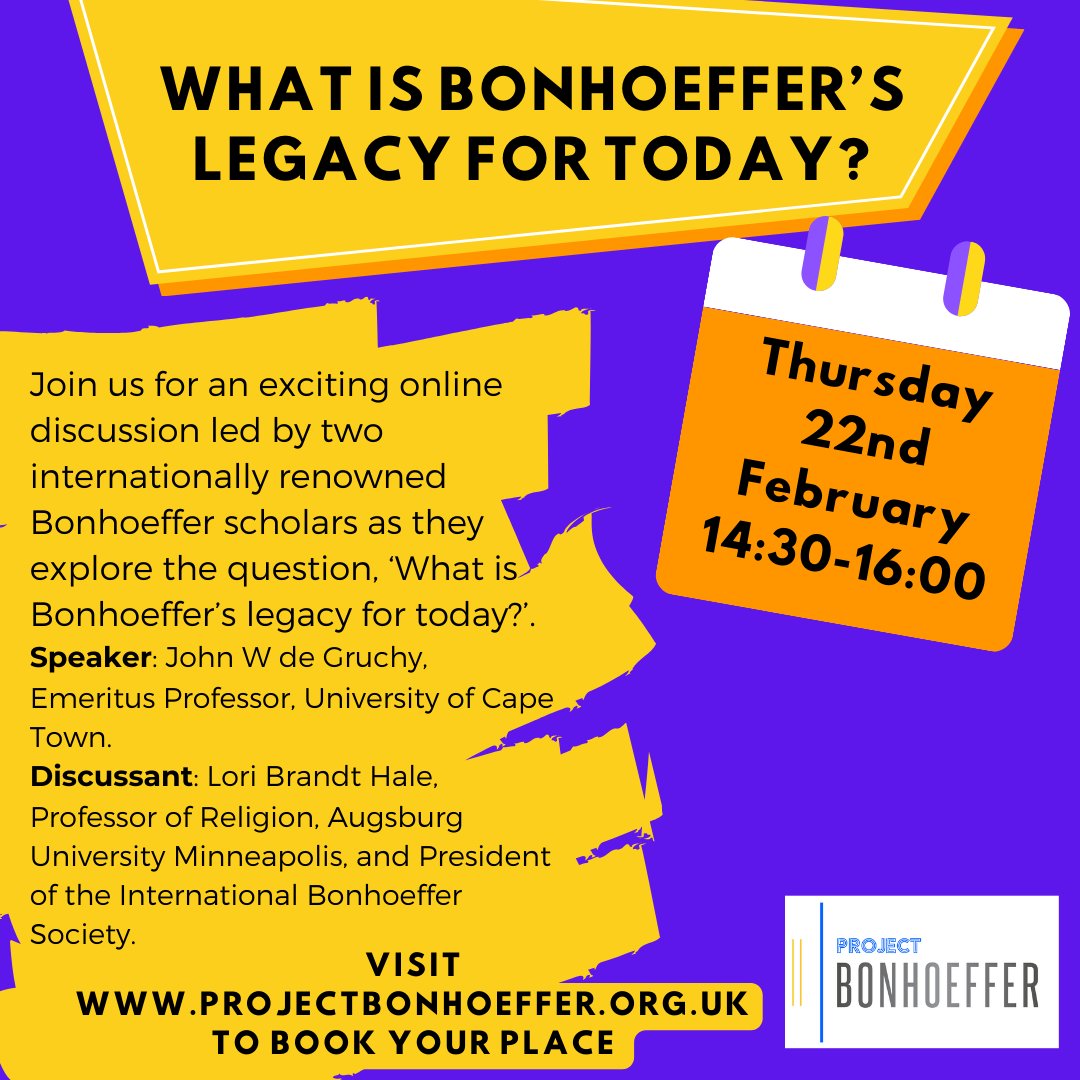 Project Bonhoeffer tweet media