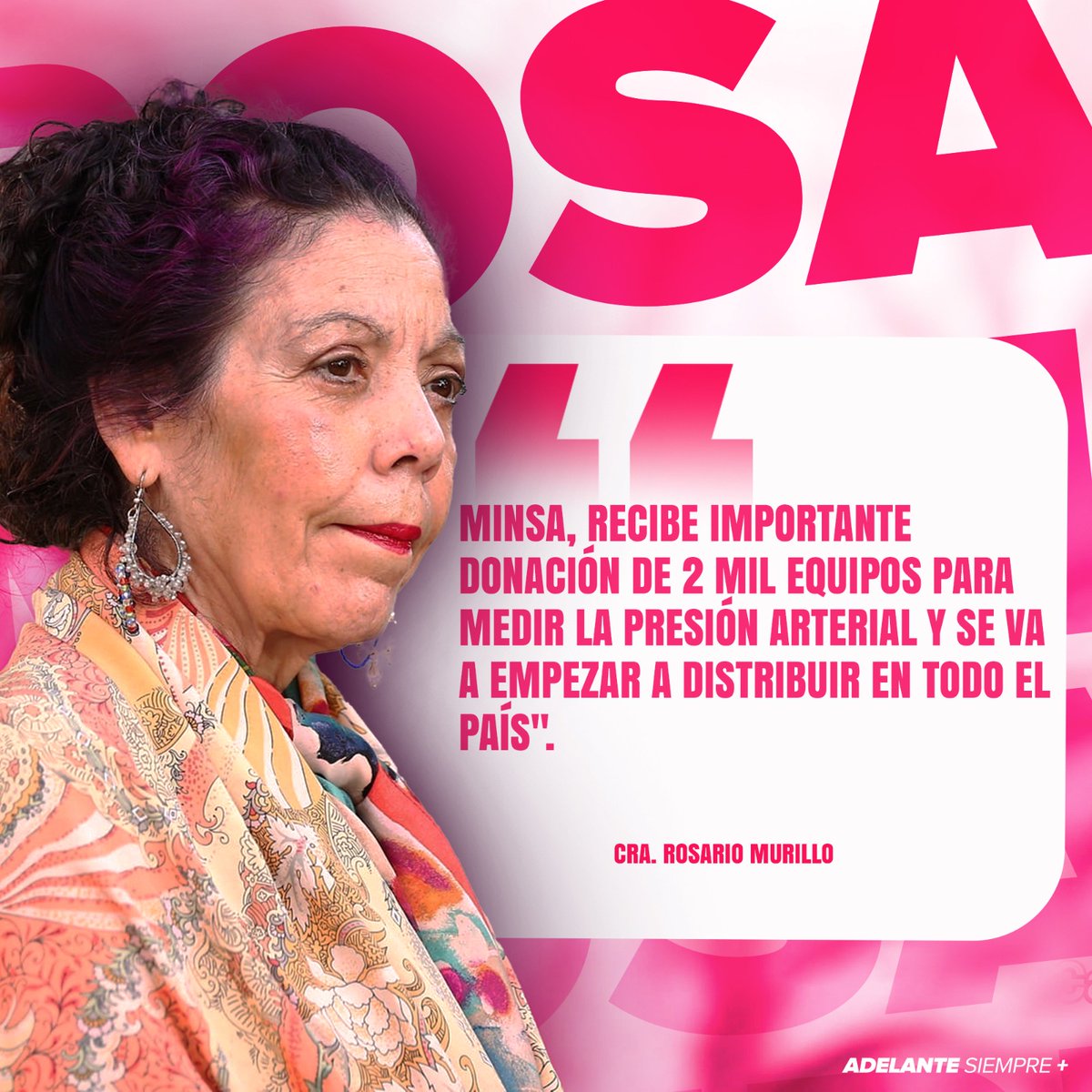 Vicepresidenta Cra. Rosario Murillo en comunicación con las familias nicaragüenses hoy Lunes 12 de febrero del 2024. ☎️📻📱♥️🖤

#MasVictoriasMasBienestar 
#AdelanteSiempre