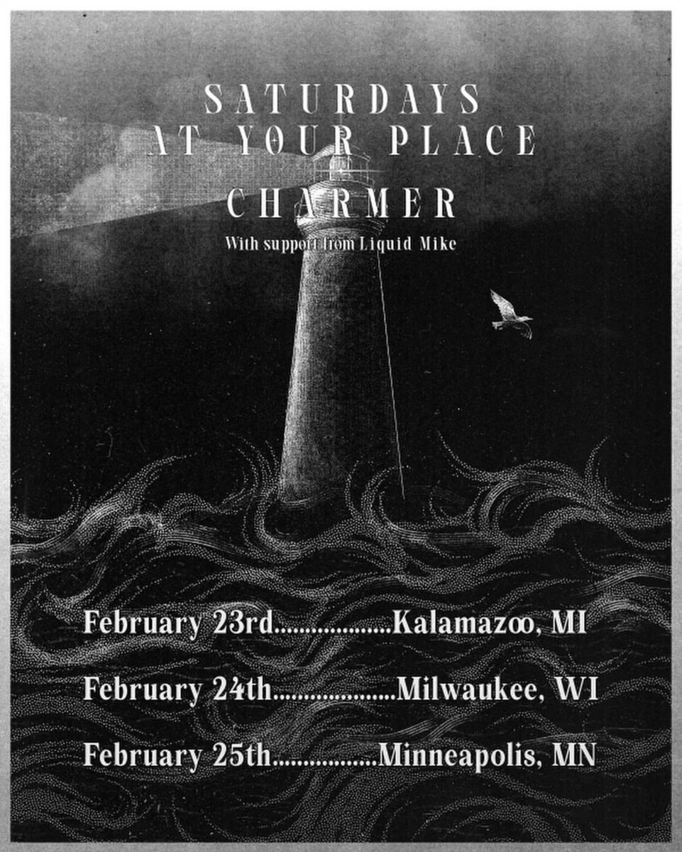 These shows with @saypband & @liquidmikeband are soon Still some tickets left for Minneapolis