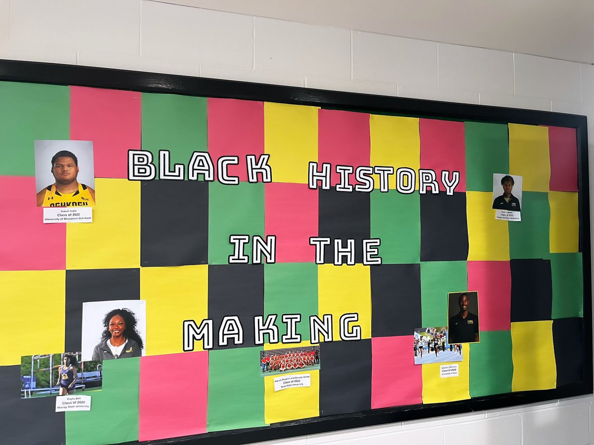 TFSouthTF's tweet photo. TFS alumni are making history! #blackhistorymonth❤️🖤💚 #WolfPackTrack https://t.co/TOngwstjwc