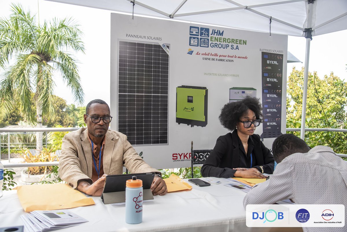 ADIHNews's tweet photo. Collabo Branding | @collabobranding
Huilerie Haitiennes S.A. (HUHSA) | @HuhsaHaiti
JHM Energreen Group
 (2/2)

#SalonDeLemploi #DJÒB #JobFair #Talents #Compétences #MarchéDuTravail #Emploi #Recrutement #TalentAcquisition #ADIH #FitConseilsRH #Haiti https://t.co/7aCUHah5bL