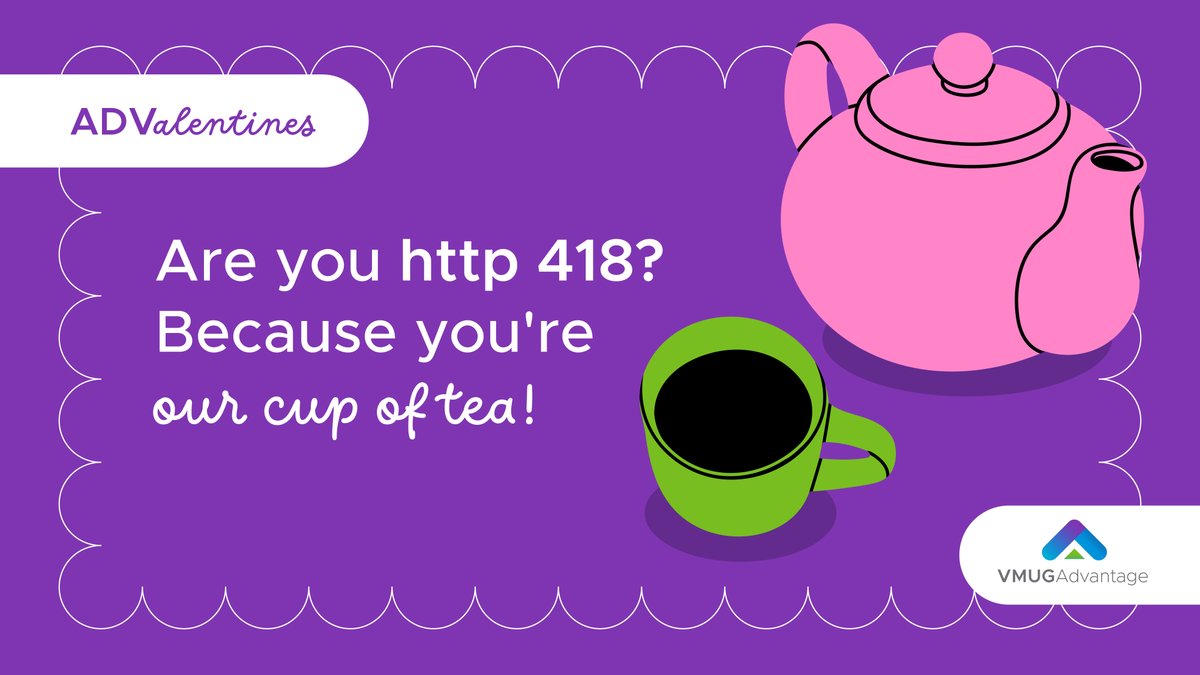 Our #VMUG community + #Advantage is just a match meant to be! Be our #ADValentine this year and use code: VALENTINE for 10% off your 1-year Advantage Membership. 

Sign up now: bit.ly/43Tm6ZI