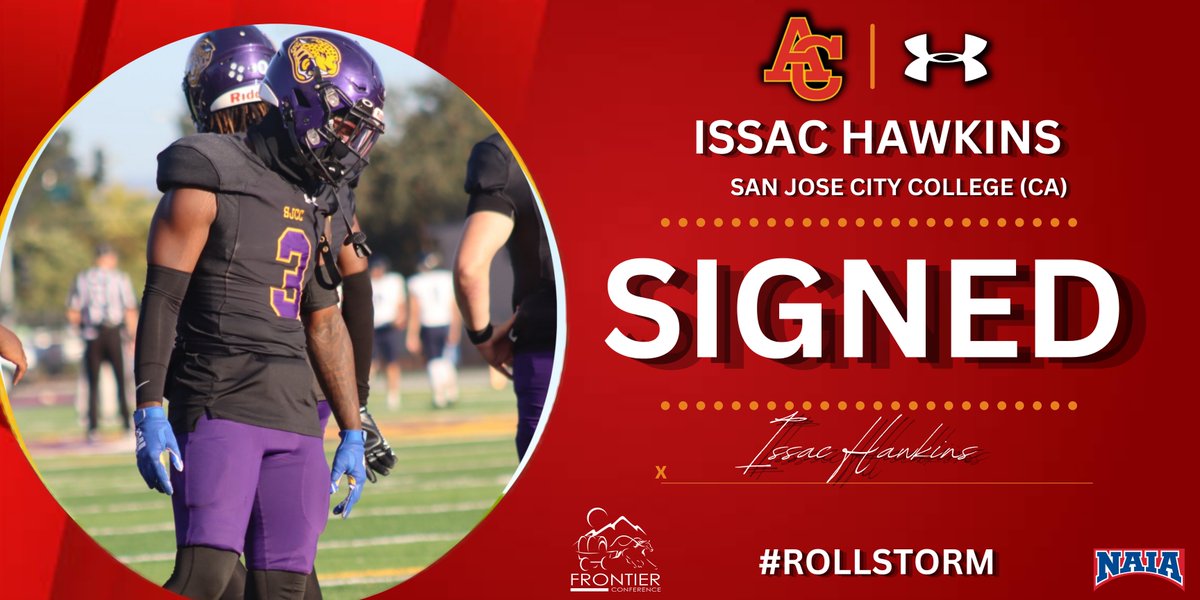 Firestorm Fans! Please welcome from Oakland, CA Defensive Back @IssacHawkins7 to our 2024 Signing Class @SJCC_Football @coachjwink