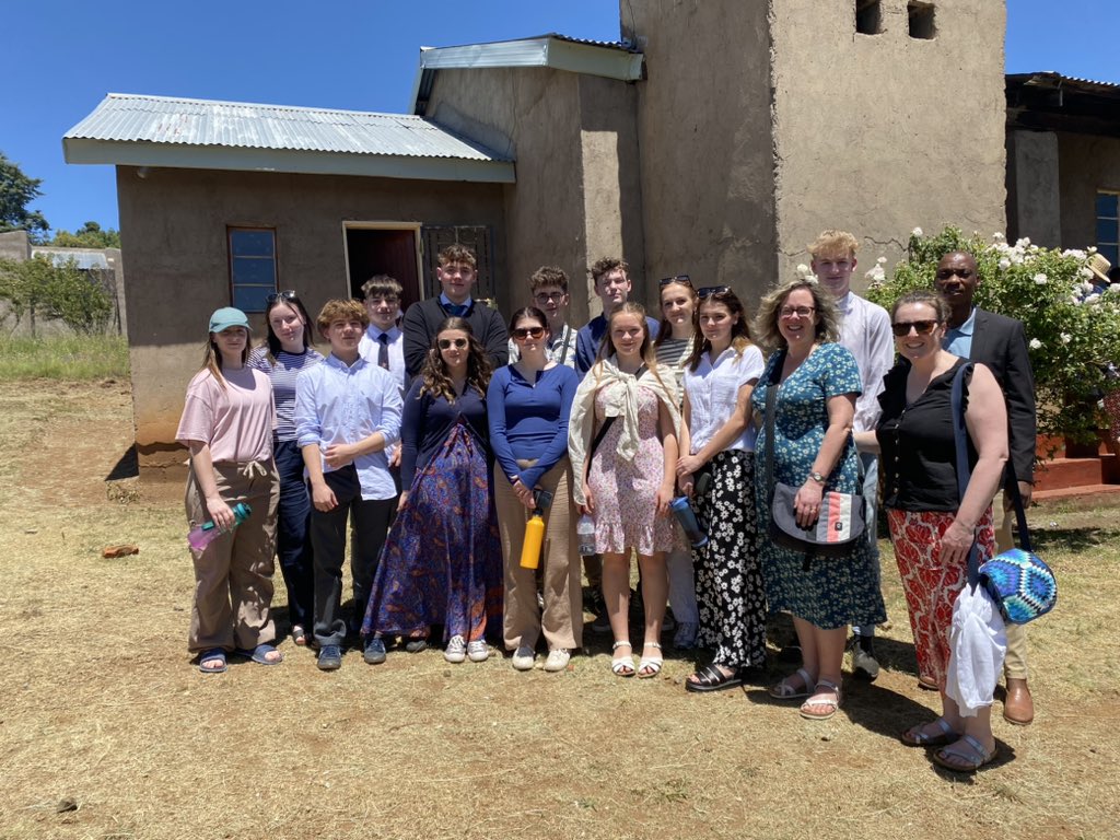 DyffrynTafGeog's tweet photo. Sunday fun with our friends from Pokane and Moyeni High schools &amp; district. Church, welcome dinner and a special birthday celebration.The students were blown away by the singing in church &amp; the beautiful views @DolenCymru
@taithwales
#PrideofPlace2024 #BalchOchBro #Sebakasahaeso https://t.co/aqgjoiZixt
