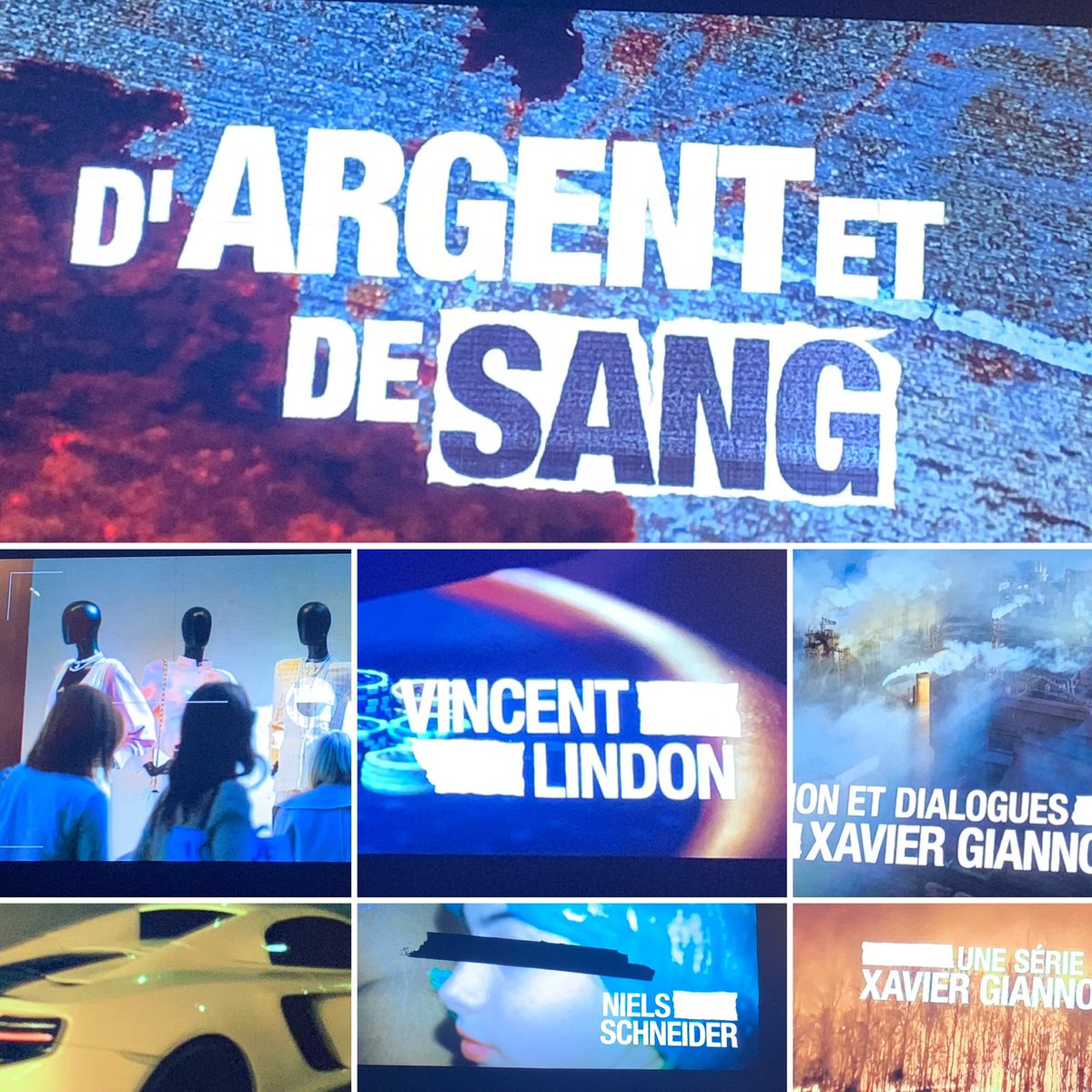 Addiction 
#DArgentEtDeSang 
Fabuleux #VincentLindon et la troupe 🎭🕴️🎬
Bravo #XavierGiannoli
@canalplus