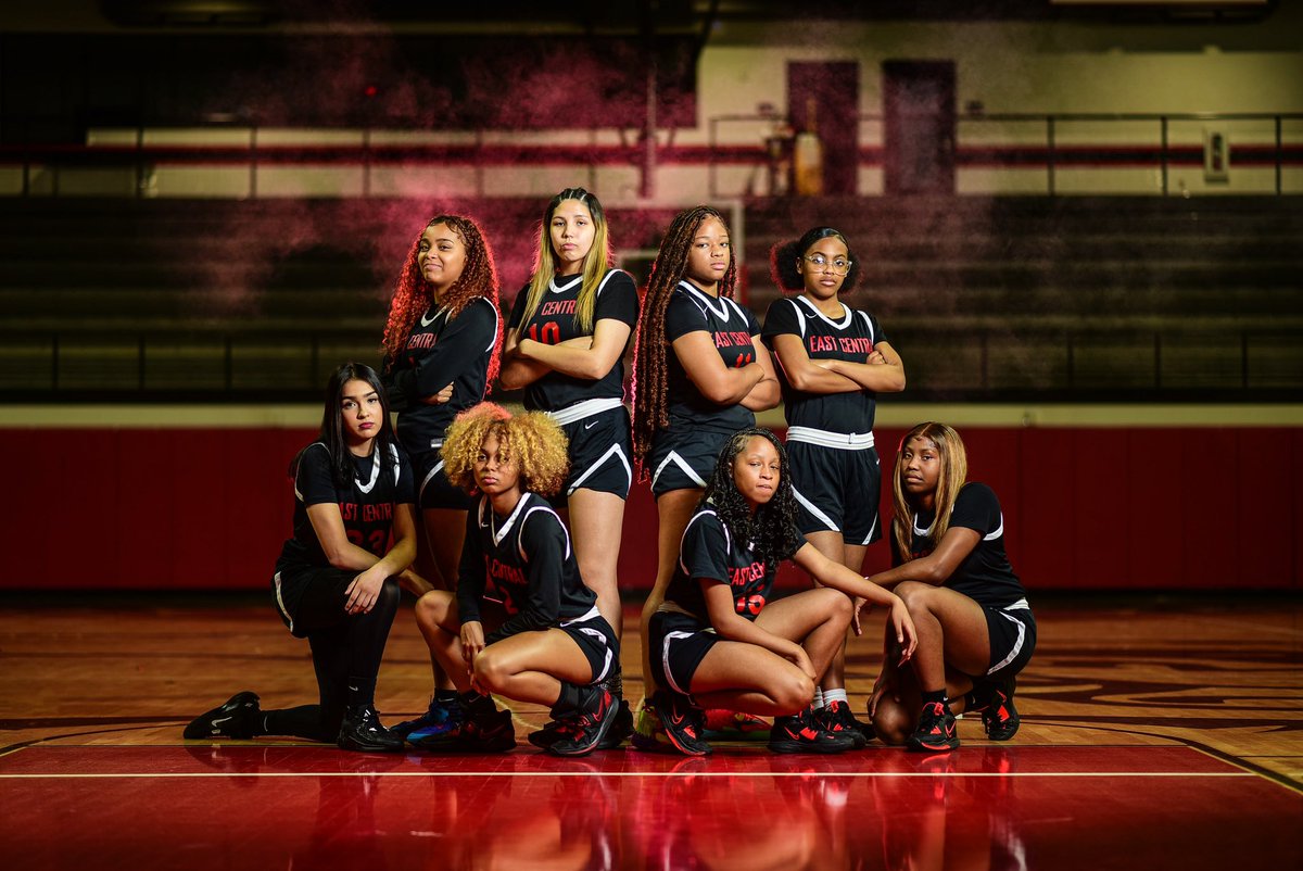 Tomorrow we will honor these 8 girls for SENIOR NIGHT❤️❤️🤍🤍🖤🖤🏀🏀 
Varsity GIRLS 6:00pm
Boys 7:30pm 
East Central vs. Bishop Kelley #SeniorNight #Elevate