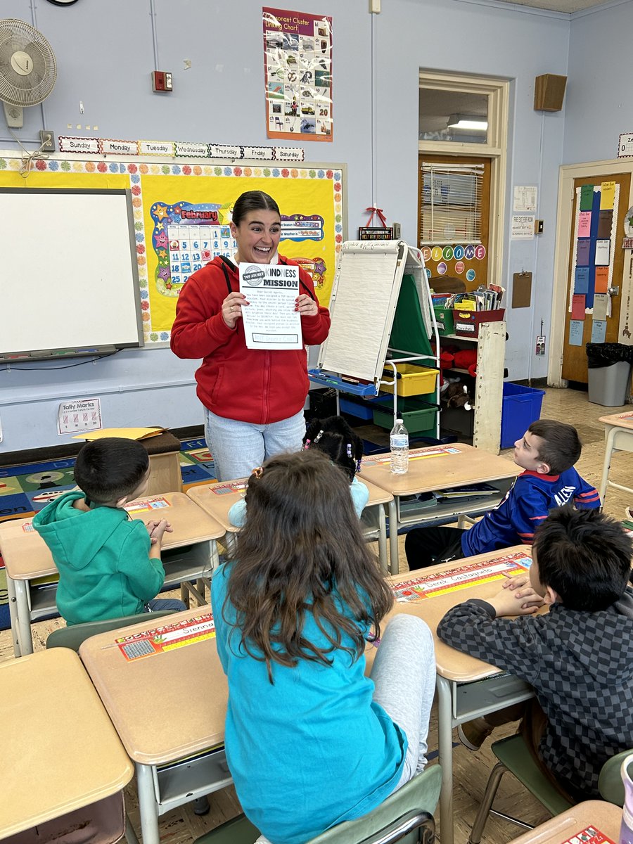 We're celebrating Random Acts of Kindness Week! All week we will have top secret agents of kindness who will spread kindness around the school! Tomorrow we will celebrate workout problems with kindness day - wear your workout gear.