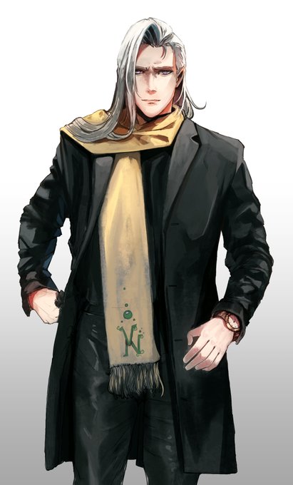 「long hair yellow scarf」 illustration images(Latest)