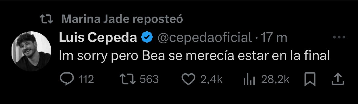 JeikoBlu's tweet photo. Nunca tanta complicidad.
#OTGala11 https://t.co/ICiIM0w5Gd