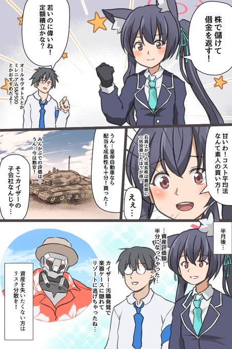 #ブルーアーカイブ
マンガで分かる株式投資 