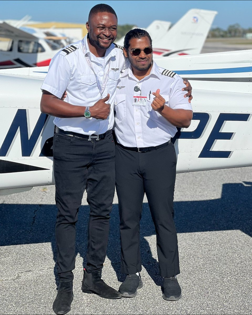 Congratulations are in store for our student, Olanrewaju, who recently became a private pilot! 👏✈️

#privatepilot #flightschool