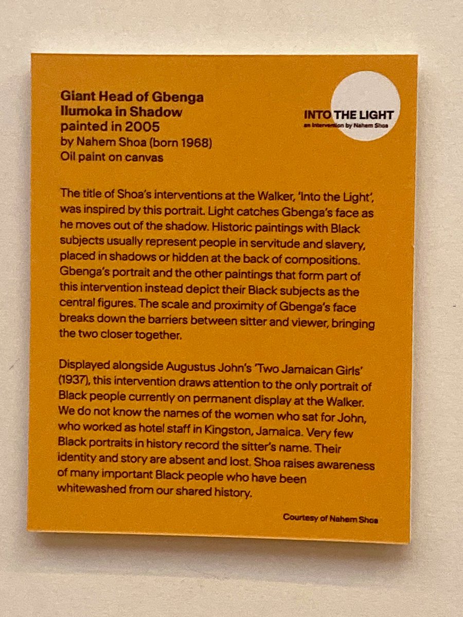 #IntoTheLight The same palette ‘… regardless of race or background’ - Walker Art Gallery, Liverpool