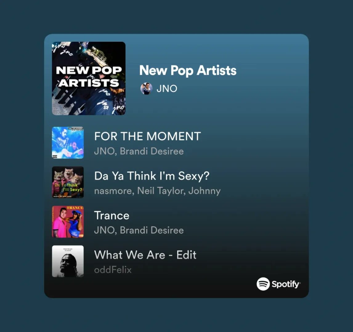 OCDMarch's tweet photo. Thrilled to be included in this playlist featuring a fantastic blend of lively songs and talented musicians! Big thanks to @jno.us 🔥🎶
🚨Listen here: https://t.co/7olQH2IBCf
#spotify #spotifyartist #spotifyplaylist #playlist #Electrified #instagood #instapost #instatag https://t.co/pFVTDSSERY