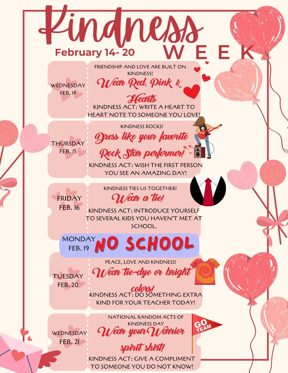 warriors112's tweet photo. Help us celebrate Kindness Week starting Wednesday, Feb. 14! @Erikardz11G @Karime_Flores7 https://t.co/ghMZ0zHtDS