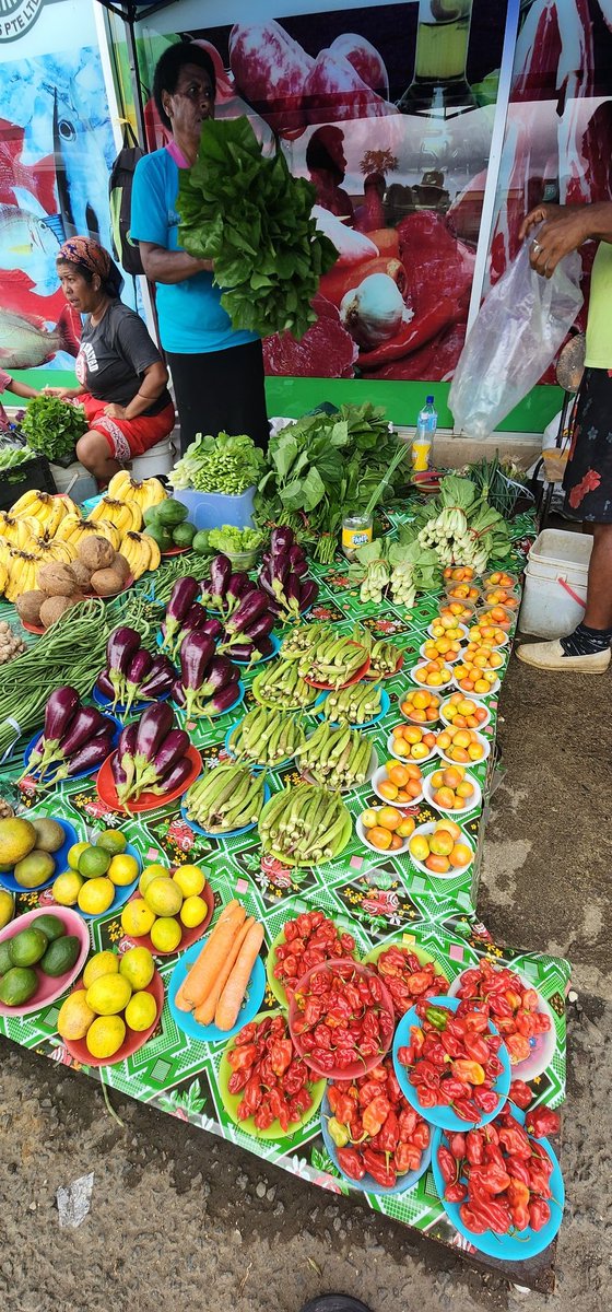 PacLeader_News's tweet photo. Feeding the Pacific: 
Head to the markets when you want to see the state of a nation - from the vendor  facilities to #Mpaisa and transport for produce, so many million stories of #OurPacificWay  #resilientPacific growers shaping the #mobilewallet #buylocal market sector. https://t.co/V26qGCfgPO