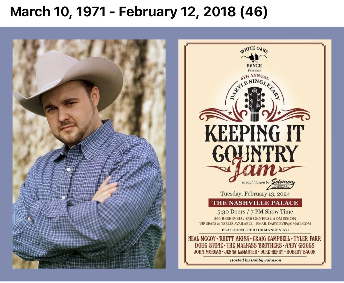 Daryle Singletary tweet media