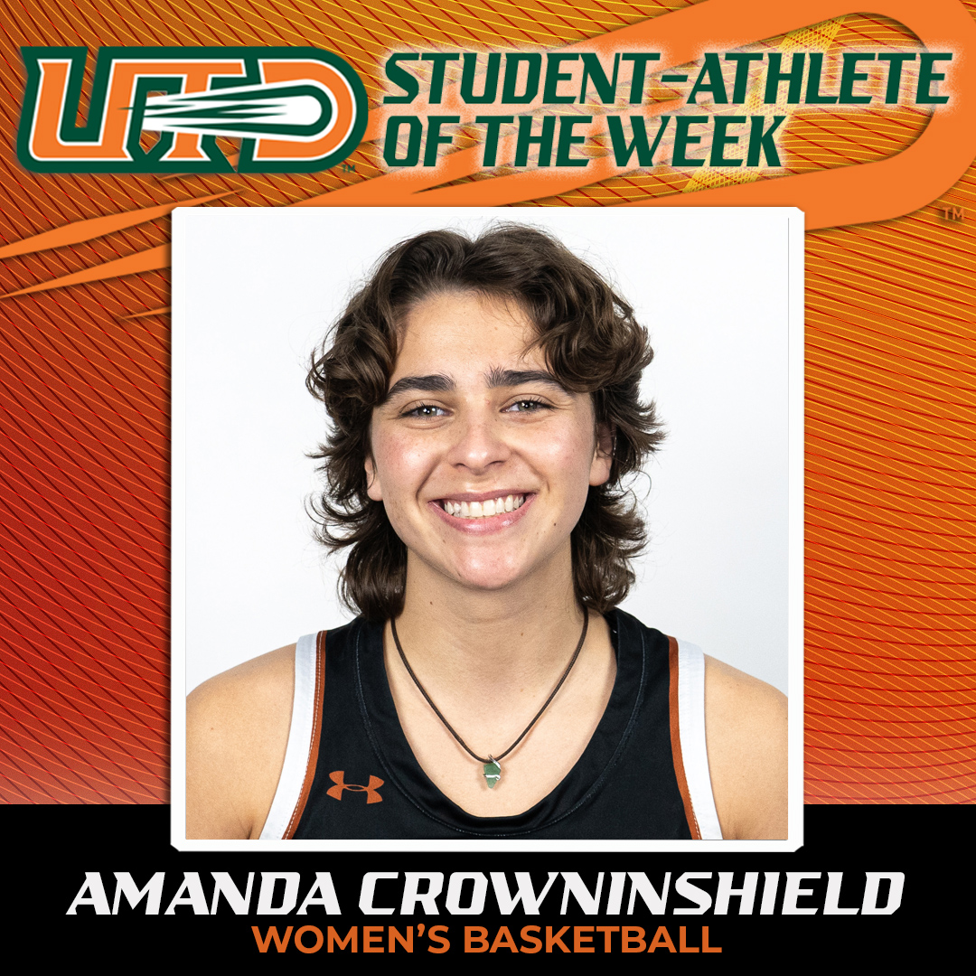 UTDCOMETSPORTS's tweet photo. Three first-time winners of this week's UTD STUDENT-ATHLETES OF THE WEEK - @UTDallasWBB's Amanda Crowninshield, and Elyssa Ducret &amp; Benjamin Dubois of @utdallastennis. Congrats to the Comets! #whoosh https://t.co/VwHa5EJyzE