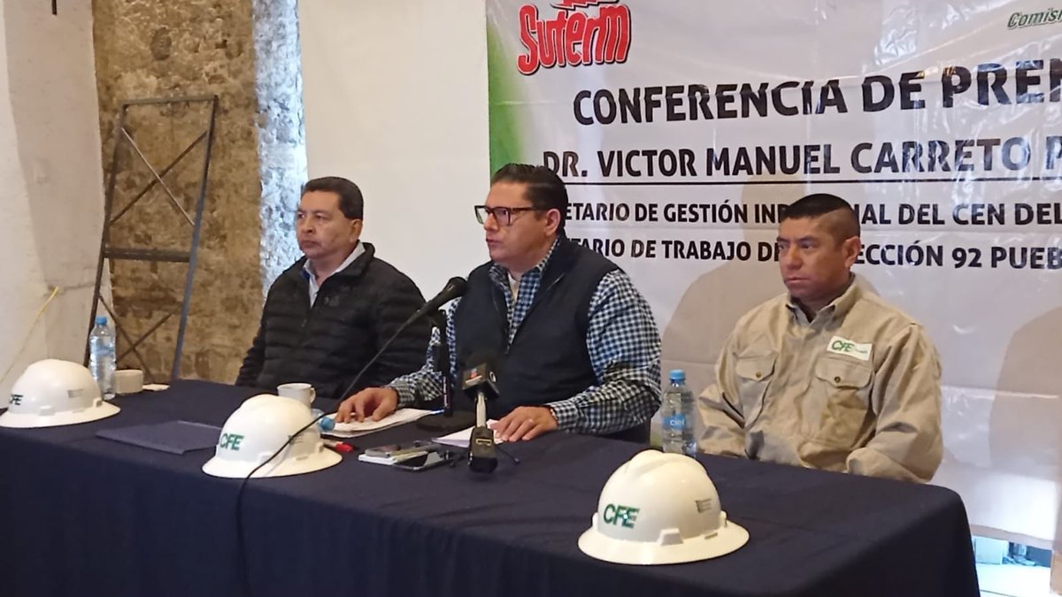 PoderNoticiaPue's tweet image. #Entérate 📝 El Secretario de Gestión Industrial del CEN del #SUTERM, Víctor Manuel Carretero Pacheco, denunció a Víctor Fuentes del Villar, líder del  @SUTERM_NACIONAL, por persecución política, nepotismo y acoso sexual a mujeres en la CFE Centro-Oriente.

@SUTERM92PUEBLA
@CFEmx