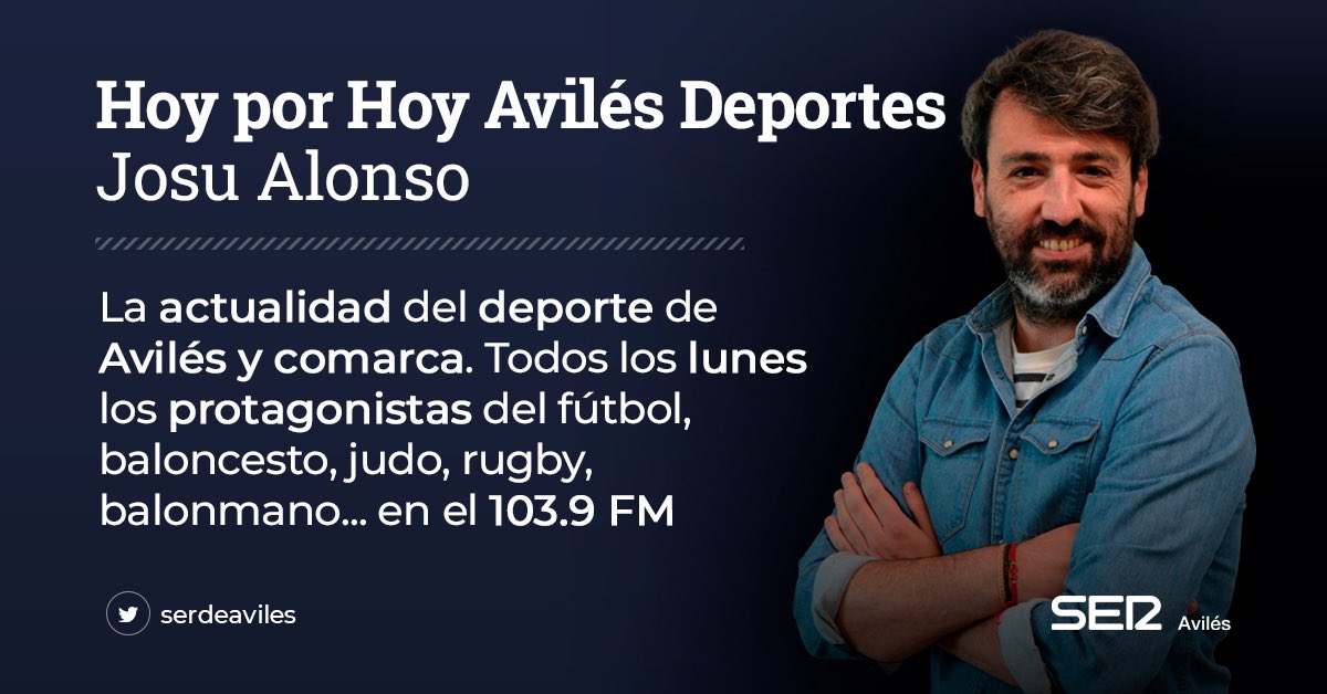 SER Avilés (@serdeaviles) on Twitter photo 📻HxH Deportes 12F:
🔵Conocemos a <a href="/Izubiri2/">Iñigo Zubiri</a> tras debut con <a href="/RealAvilesInd/">Real Avilés Industrial</a>
⚽️<a href="/pinxis11/">silvia martinez ruiz</a> hace balance tras 19 jornadas en el liderato @realavilesfem
🧤Habla <a href="/Maria19cheza/">Maria Echezarreta</a> tras fichar por el @UDCATenerife
🟠 <a href="/asoc_galban/">Asociación Galbán</a> y la carrera vs cáncer 👦🏻
📲cadenaser.com/audio/cadenase… 📻HxH Deportes 12F:
🔵Conocemos a <a href="/Izubiri2/">Iñigo Zubiri</a> tras debut con <a href="/RealAvilesInd/">Real Avilés Industrial</a>
⚽️<a href="/pinxis11/">silvia martinez ruiz</a> hace balance tras 19 jornadas en el liderato @realavilesfem
🧤Habla <a href="/Maria19cheza/">Maria Echezarreta</a> tras fichar por el @UDCATenerife
🟠 <a href="/asoc_galban/">Asociación Galbán</a> y la carrera vs cáncer 👦🏻
📲cadenaser.com/audio/cadenase…
