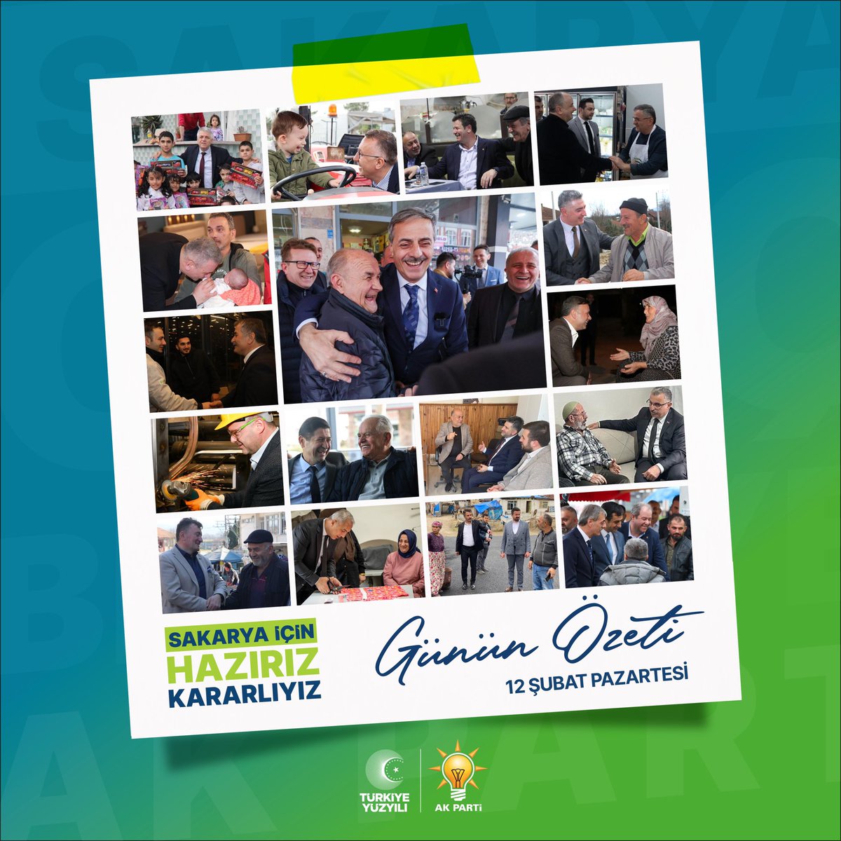 Günün Özeti - 12.02.2024

Tüm İlçelerimiz ile Sakarya İçin  #HazırızKararlıyız