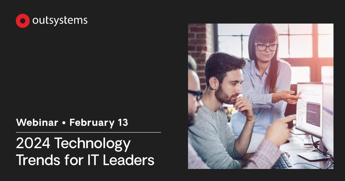 SAVE THE DATE 🗓️ Don't miss this webinar on February 13! 

Learn how you can align your business goals with the top trends of 2024 as we dive into the role of #GenAI in software development, #security management in an #AI-world and more.  bit.ly/3I0g40d