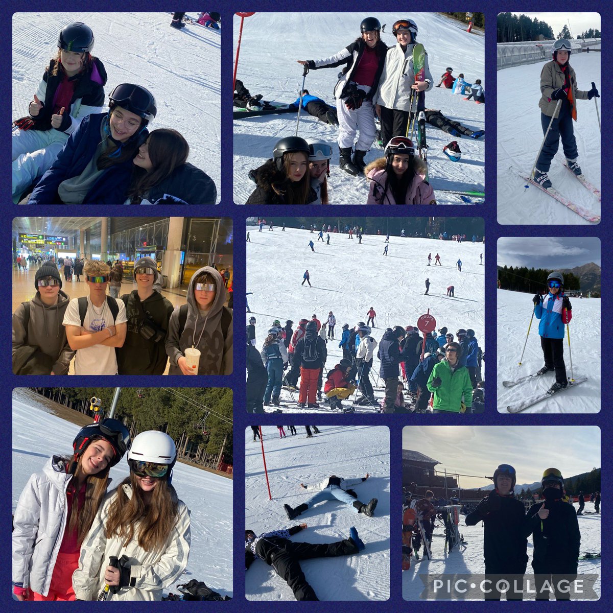 🇦🇩🎿❄️ From the strand of <a href="/Sandym0untPark/">Sandymount Park Educate Together Secondary School</a> to the slopes of Andorra! Some of our super TY and 5th year skiers mastered the snow plough and gained some serious speed last week. We could just about keep up with them to get some snaps!  ❄️🎿🇦🇩