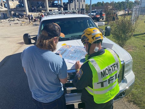 On this #MappyMonday we’re highlighting NGA’s Expeditionary Operations team and their support to an exercise in Perry, GA. They responded to a flooded village and building collapse scenario, using the LiDAR map below, to conduct search and rescue training operations.
