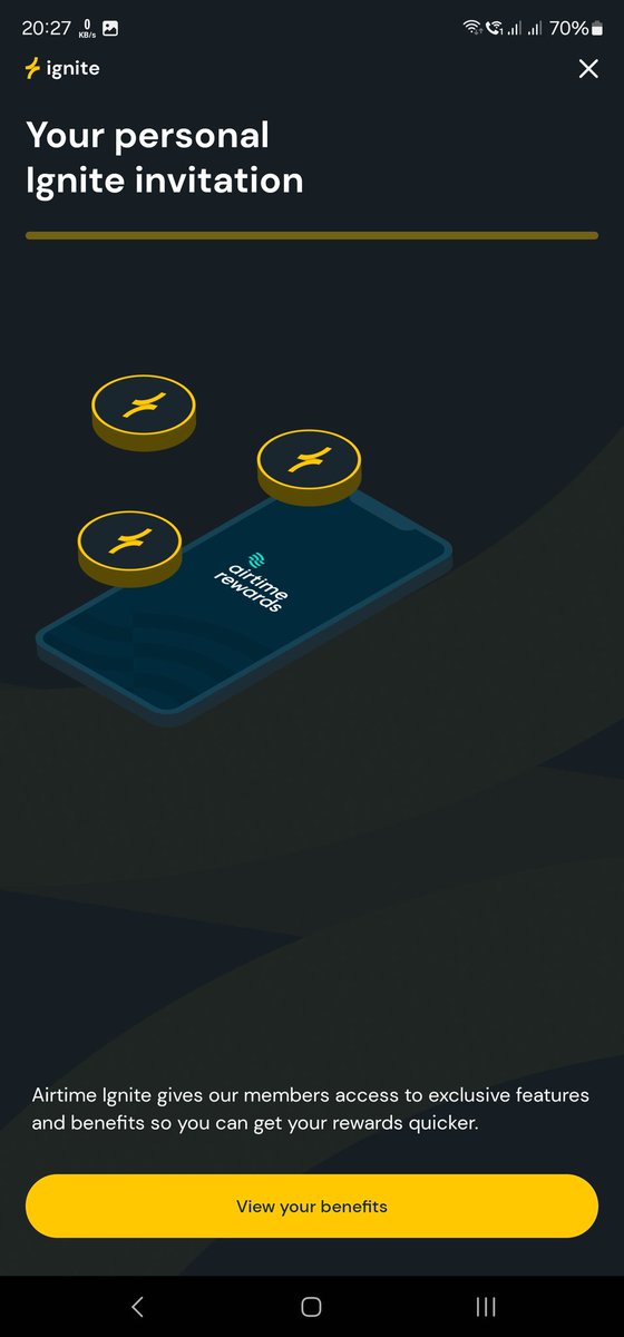 FortKnox1337's tweet photo. @AirtimeRewards Trying to look at this Ignite upgrade but just keeps giving me an error when trying to choose a bank. Do you know if others are having this issue or is it just me? 😊 https://t.co/I52vxoLK2P