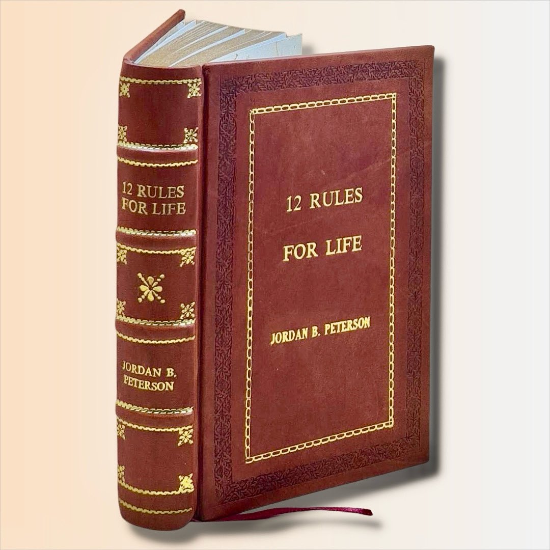RareBiblio's tweet image. One of the most stunning spines we’ve ever customized for a customer. 🪡📜
Share your customization ideas with us, and we’ll bring it to life for you.🪄
rarebiblio.com📥
#12rulesforlife #12rulesforlifeanantidotetochaos #jordanbpeterson #jordanbpetersonquotes #books #book