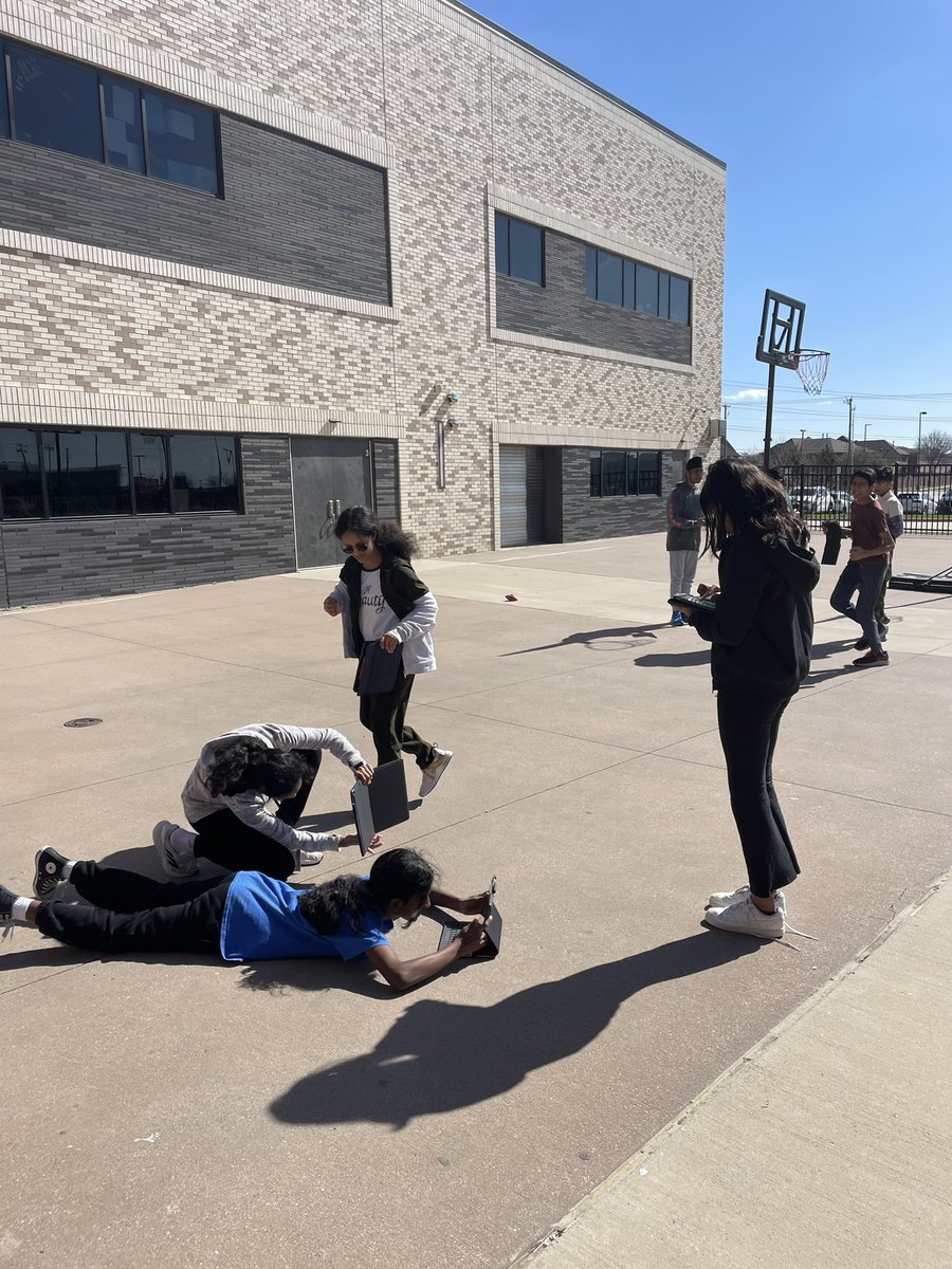 CoachRezCMSW's tweet photo. Make sure you get my good angle!!📸

Photography angles &amp; shots unit in Media is always a favorite! @CMSWestWrangler https://t.co/r7IxaaoAwx