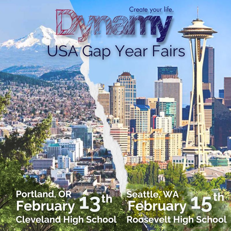 We'll be taking a trip out to the west coast this week to visit two beautiful cities: Portland, OR and Seattle, WA!! Come stop by to say hi and learn about some incredible gap opportunities!
#worcester #internship #dynamy #experientiallearning #gapyear