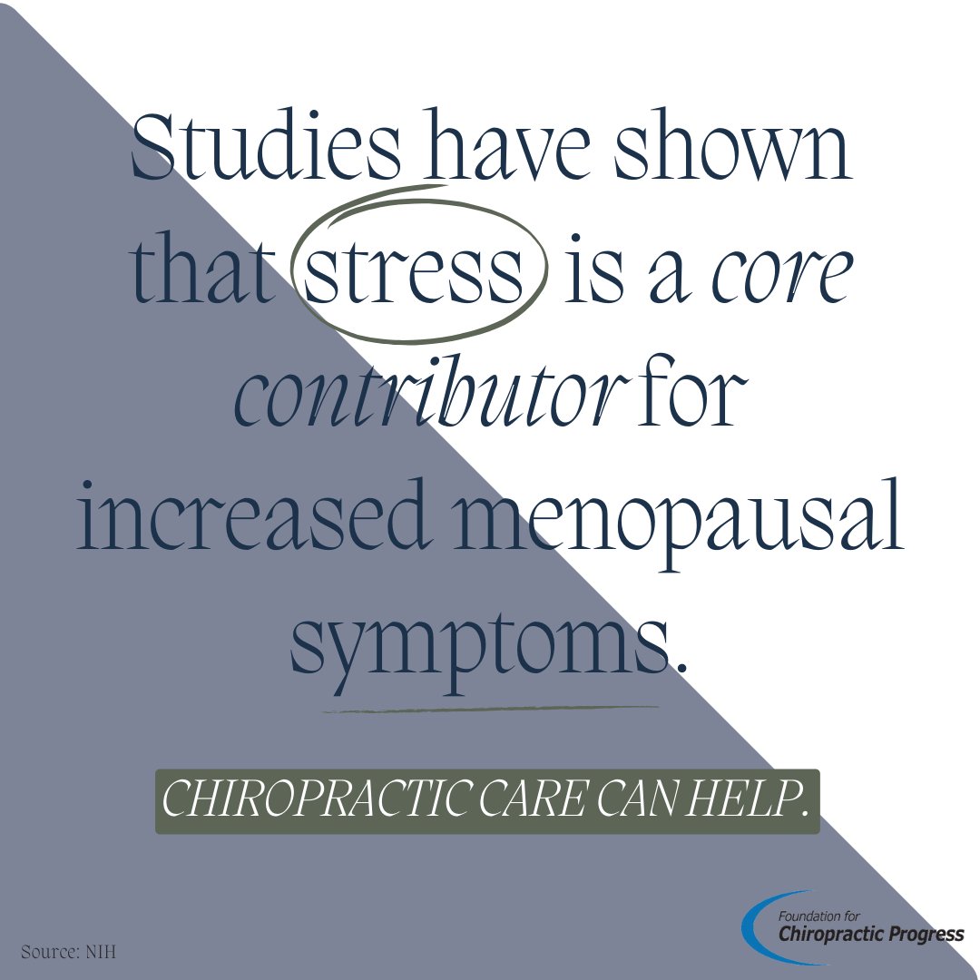 F4CP's tweet photo. Chiropractic care helps reduce stress through hands-on care to maximize joint function for optimal motion, release endorphins in the area of adjustment and diminish pain. 🌿

Don't wait in stress, visit your doctor of chiropractic today! #ThinkChiropractic https://t.co/5WguOw6cVE