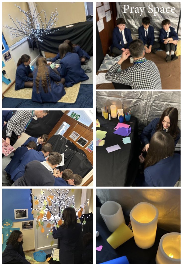 CountyHighSch's tweet photo. Sharing the project #PraySpace, Bury Christian Youth came in last week to work with our students at Oliver Road.
We had a wonderful week of beautiful prayer activities ππΎ
@UnitySchoolsP https://t.co/lbz3OehFD6