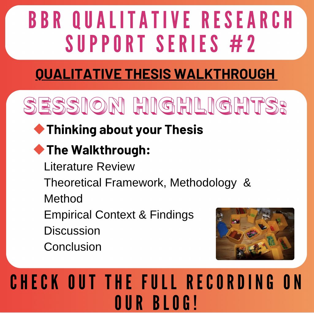 BreakBinaries's tweet photo. Here is a quick round up of what we covered in our 2nd free qualitative research methods training session!
The full training video is uploaded to our blog - https://t.co/LOs2cG6KCK
#BreakingBinaries #ResearchMethods #Research
@HelenCWilliams @ProfKPritchard https://t.co/AnklUP6u8X