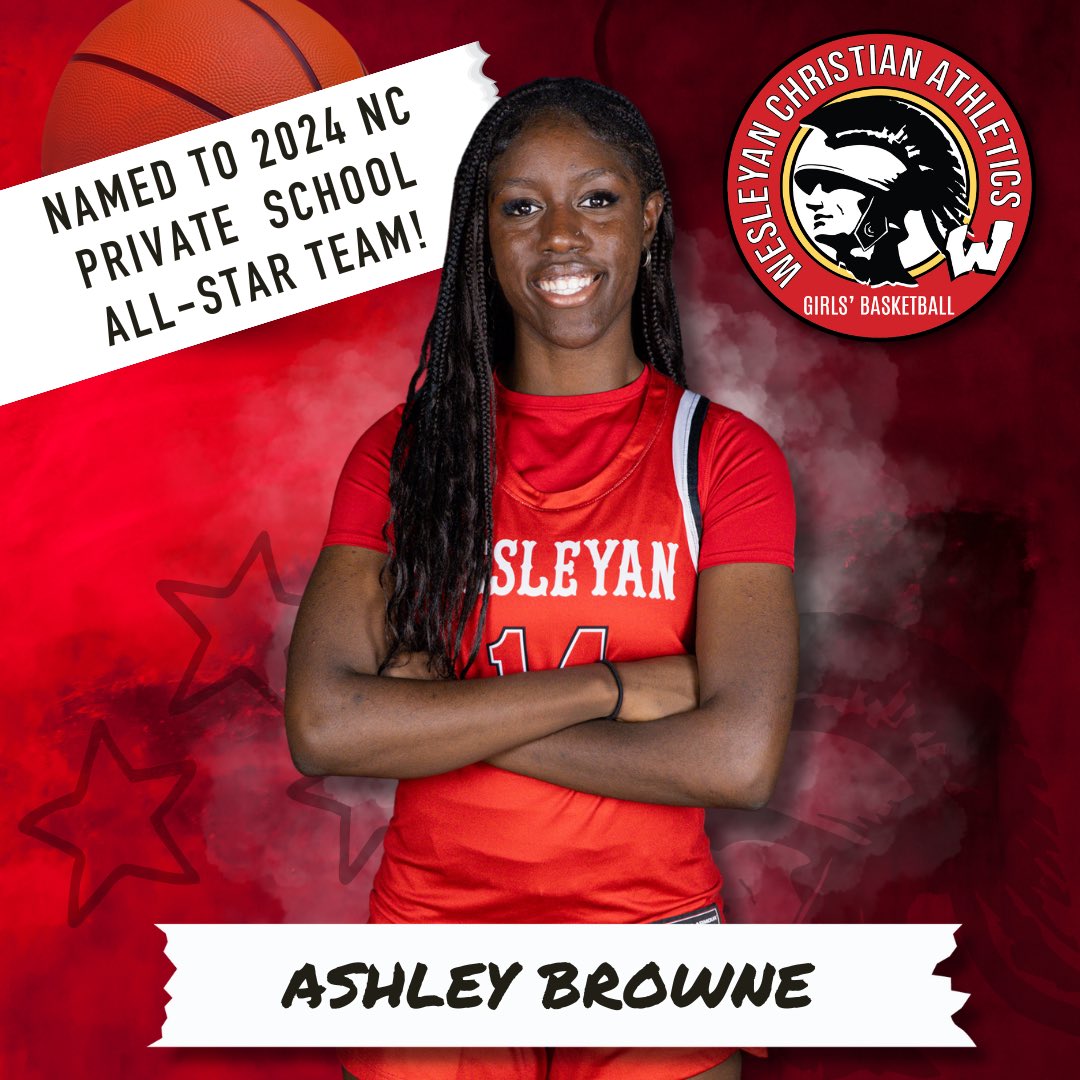 So proud of @LeesMcRaeWBB commit @ashleybrowne24 for being named to the N.C. Private School All Star Game. @wesleyantrojans @Wesleyan1