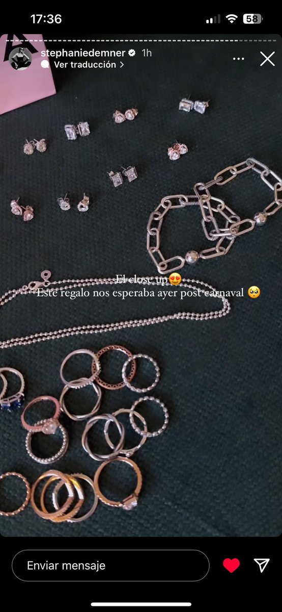 milumatadoraa's tweet photo. @stephaniedemner nueva necesidad desbolequeada, un set completo de PANDORA 💍✨🩷🎀🫧 https://t.co/rWwAMM17ss