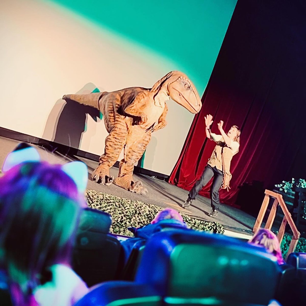rossballinger's tweet photo. Dinosaur Breakout is BACK! 🦖

Who’s up for some Dino Group Therapy? 💚🖤

REEL 👉🏻 https://t.co/MiDy8y6Xui

Oh my, we’ve missed these rampant reptiles! 

#biggesteveryear https://t.co/JZaYQjK4DX