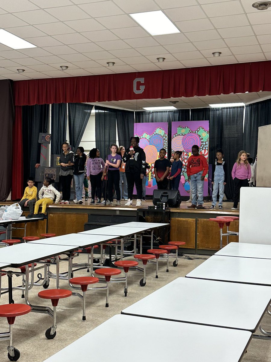 Tech Week is officially underway!!
Make sure you’re preparing for our show Thursday and Friday evenings at 6pm. Support the arts in our school! #musicaltheatre #kidstheatre #jcps @GutermuthES