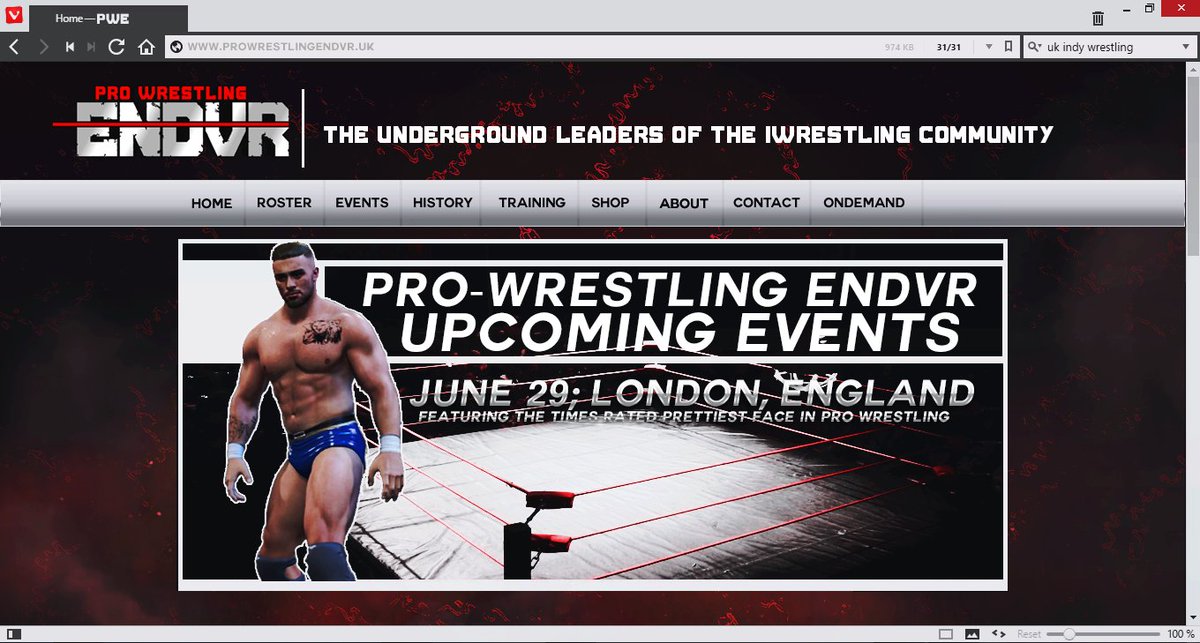 We're back and we're better looking than ever.

Early build to our site shows the next upcoming event featuring the times rated prettiest face in pro wrestling 2024, Aspen Roberts.